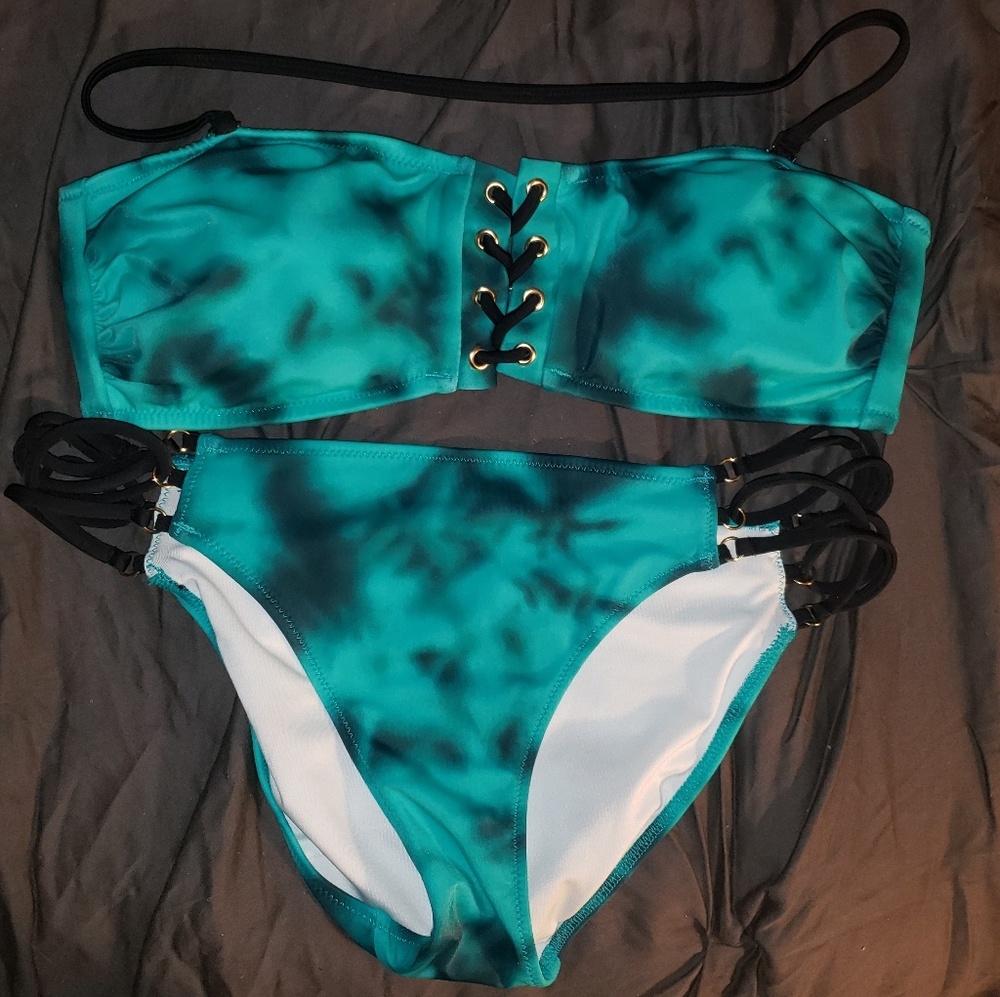 VS PINK Tye-Dye Bikini Set